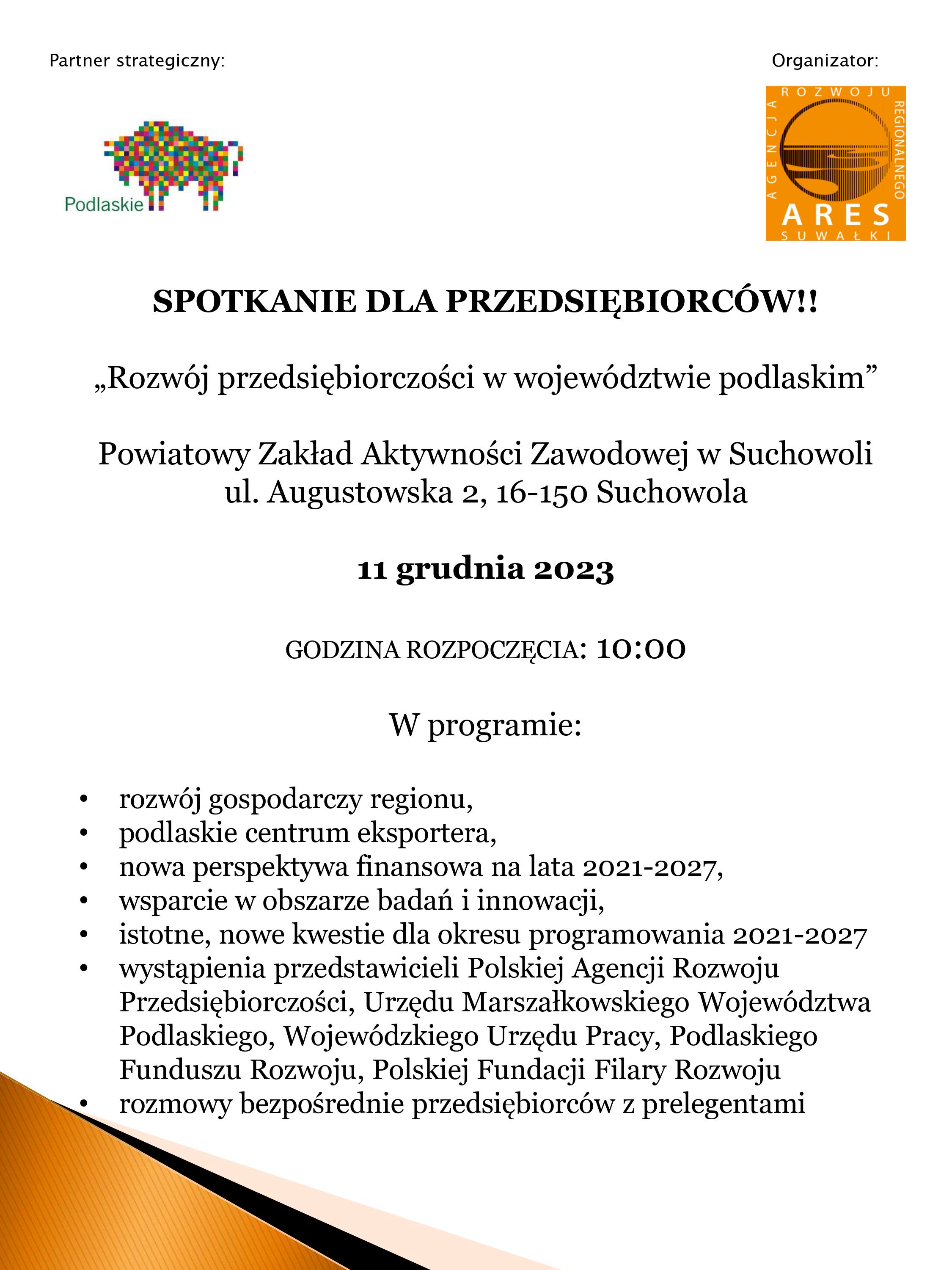 Zaproszenie debata 11.12.2023
