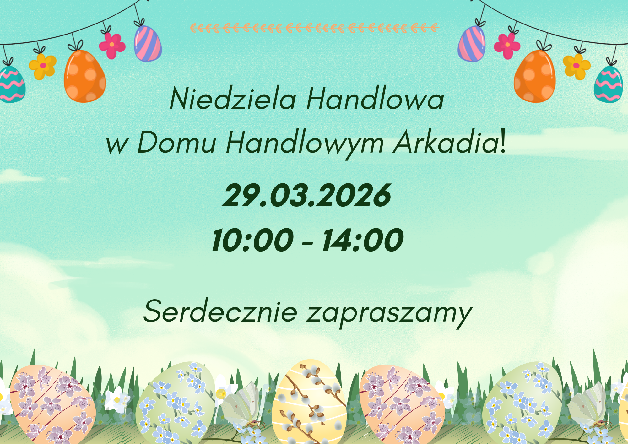 Blue And Green Modern Happy Easter Document